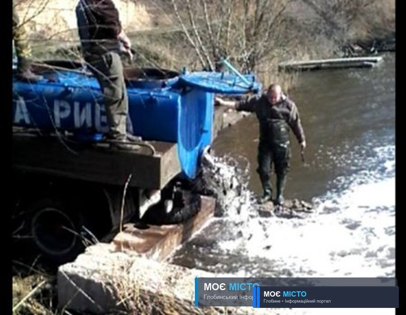 На Глобинщині зарибнюють водойми