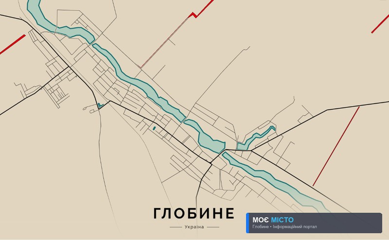 Схеми міста Глобине