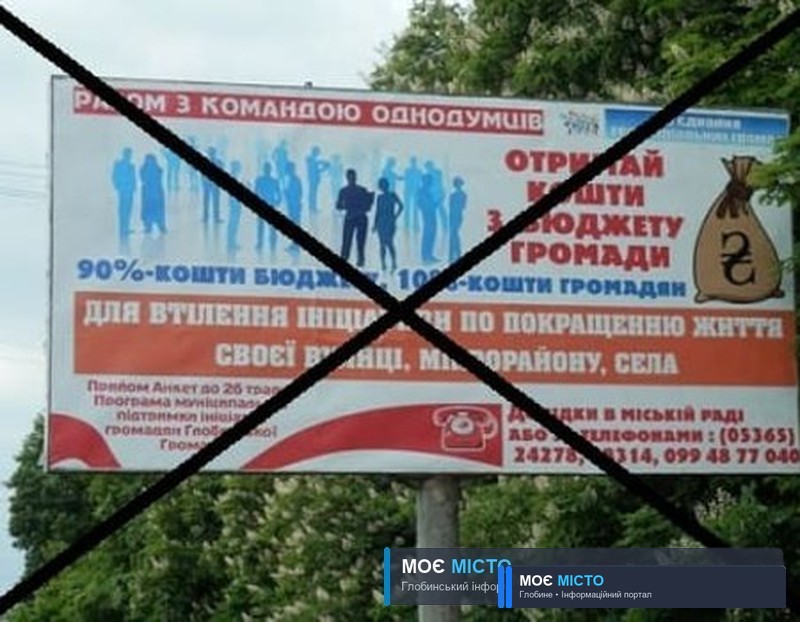 ПРИПИНЕНО ПРИЙОМ АНКЕТ НА КОНКУРС КРАЩИХ ГРОМАДСЬКИХ ІНІЦІАТИВ